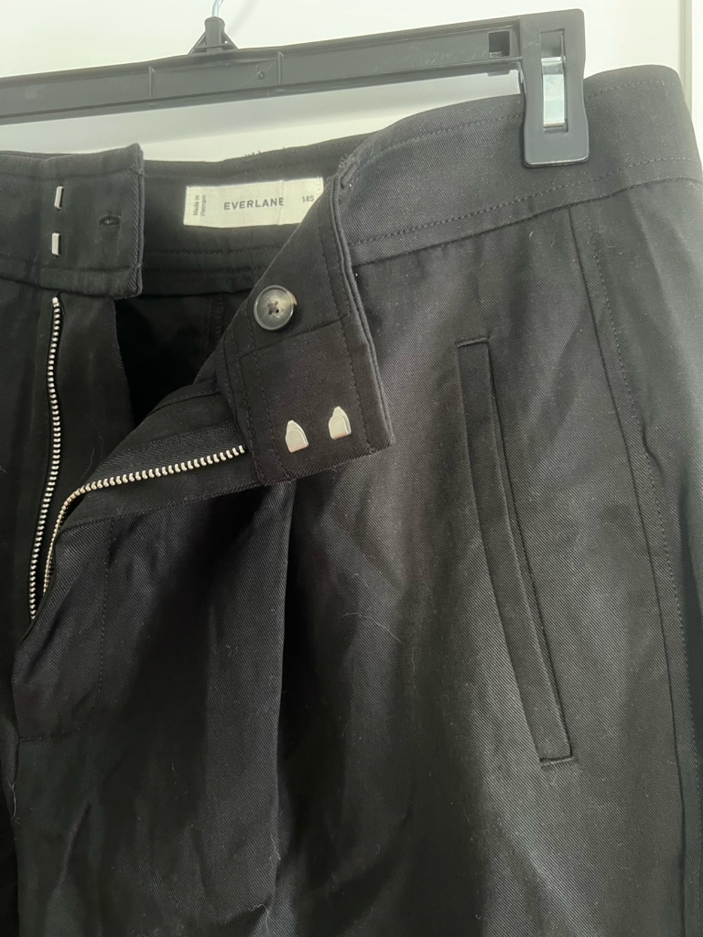 Everlane Black Women’s Linen Blend Pants